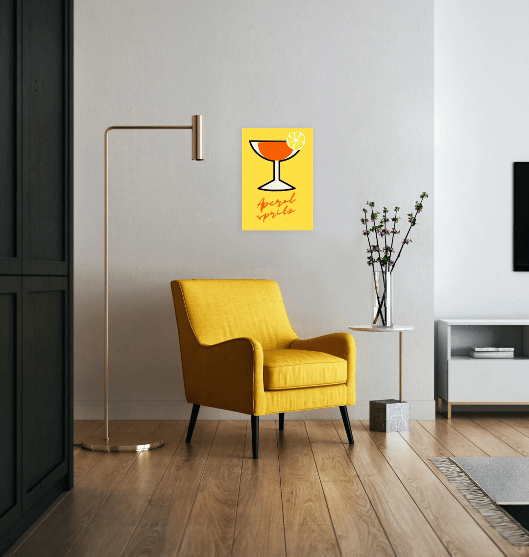 A4 Aperol Spritz Wall Art