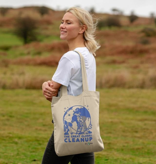 Eco Bag with Say No to Plastic Bag quote. Zero Waste, Go Green, Plastic  Free. Tote Bag by Voranee