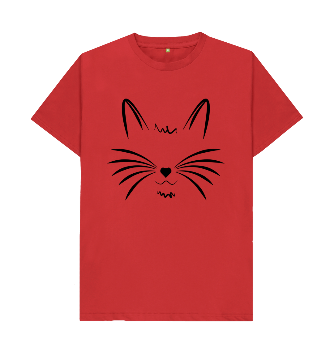 Red Nose Cat Tshirt Funny Kitty T-Shirt Gift Idea Tee Red Nose Cat Tshirt Funny Kitty T-Shirt Gift Idea Tee