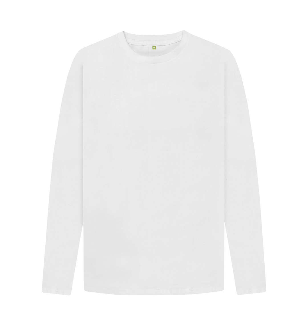 plain white long t shirt