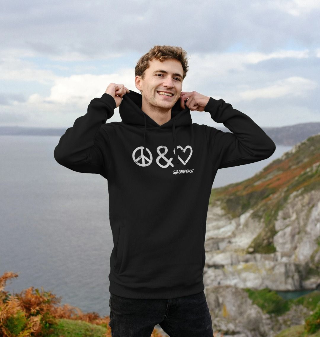 Men's Peace and Love Hoodie