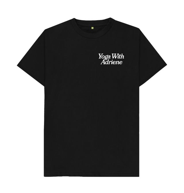 Ladies Yoga Shirt Yin Yang Patch Small Print Scoop Neck Tee T-Shirt