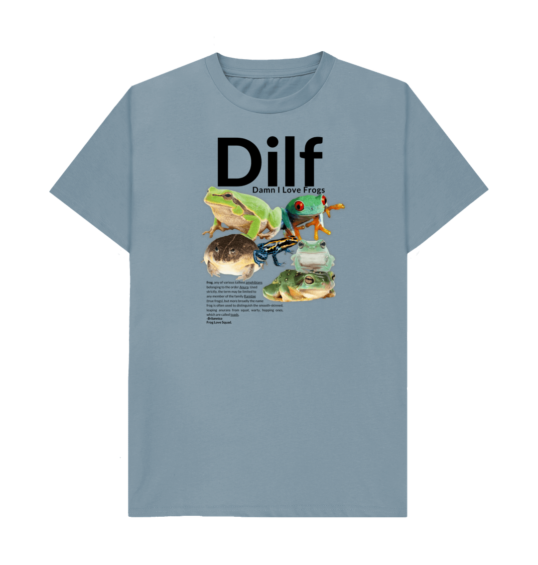 Dilf Damn i Love Frogs design Unisex Frog tshirt