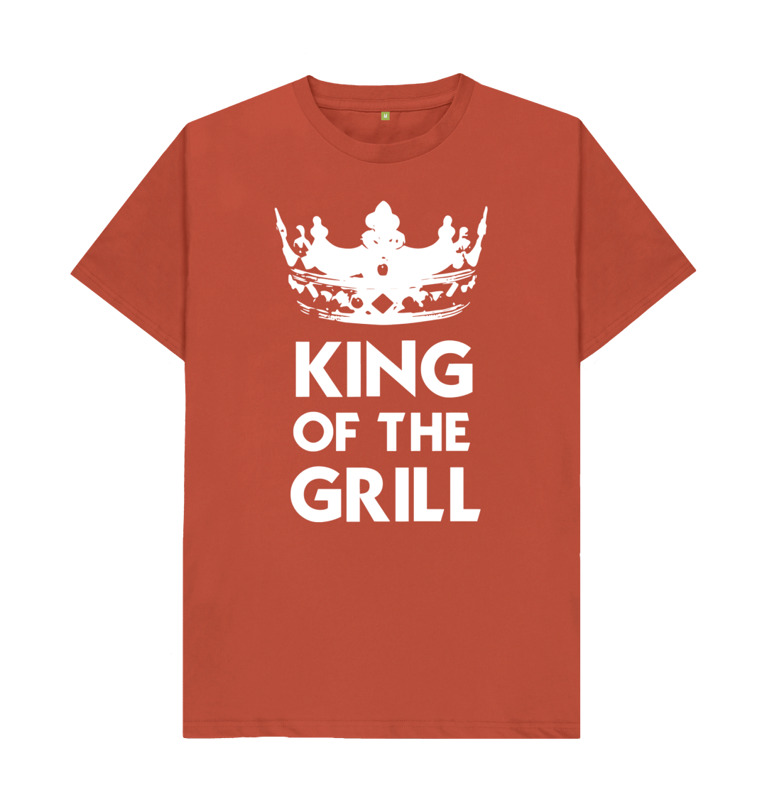 King Of The Grill Cooking Slogan T Shirt