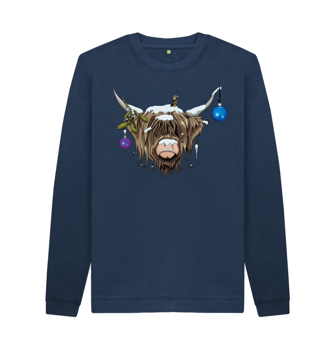 Christmas Highland Cow Sweater 