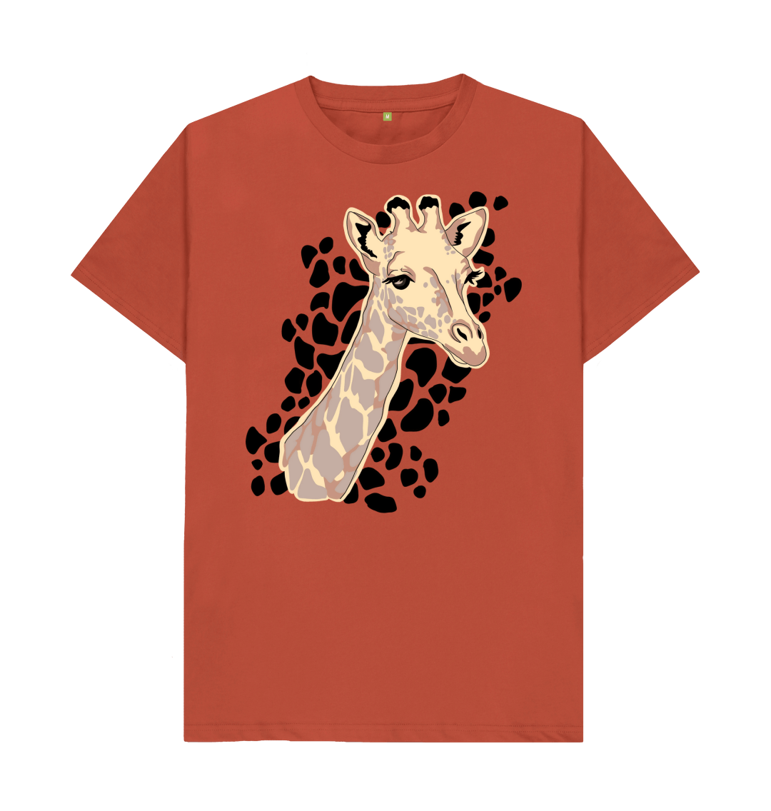 mens giraffe print shirt