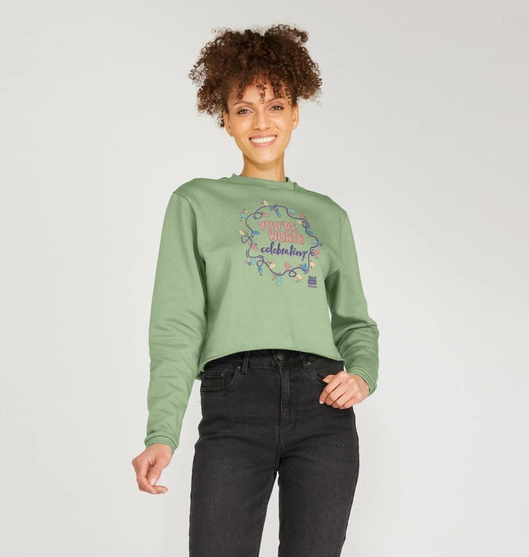 Cropped christmas online jumper