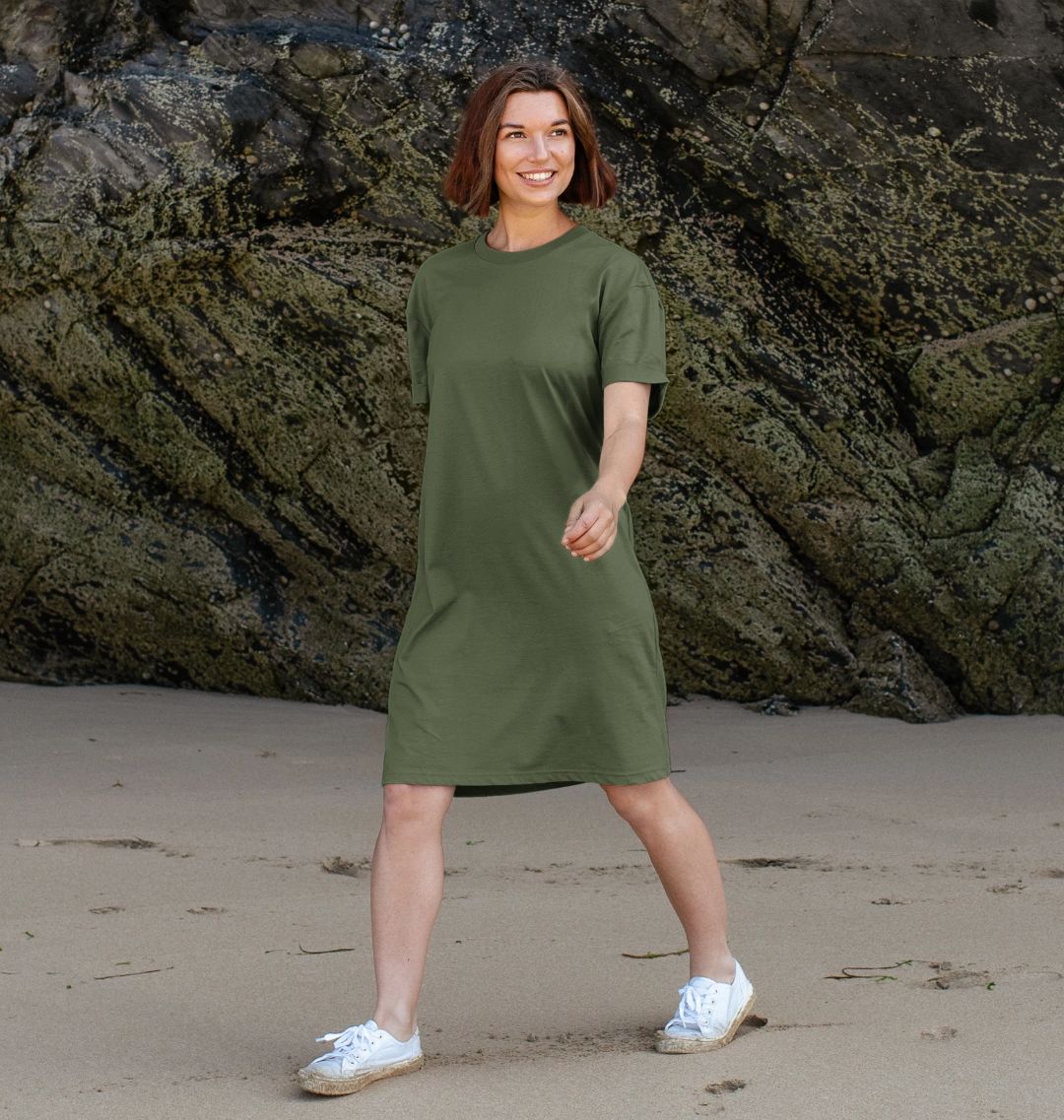 oversized t shirt dress with belt