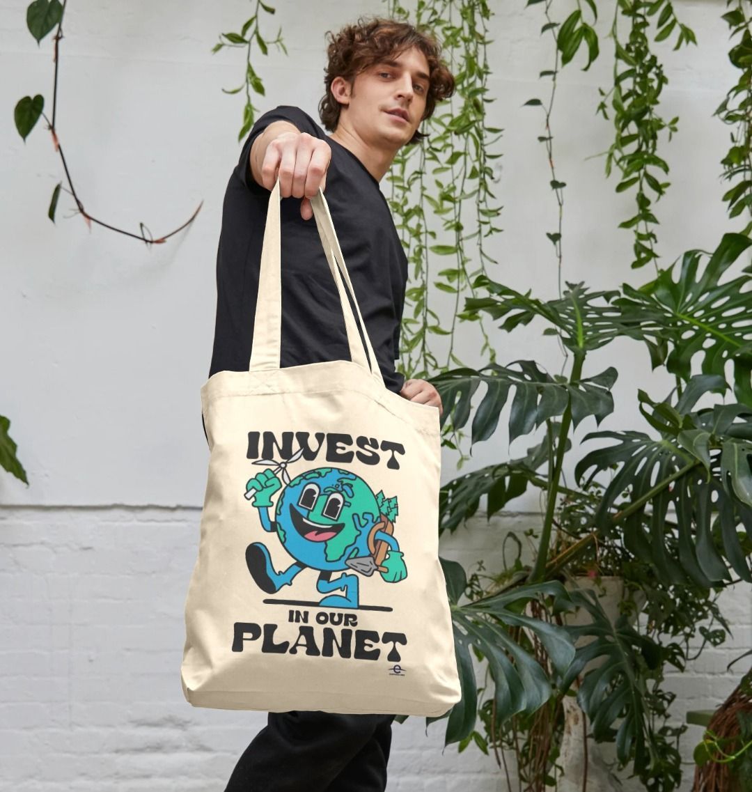 There is No Planet B - Organic Totes | Bonfire