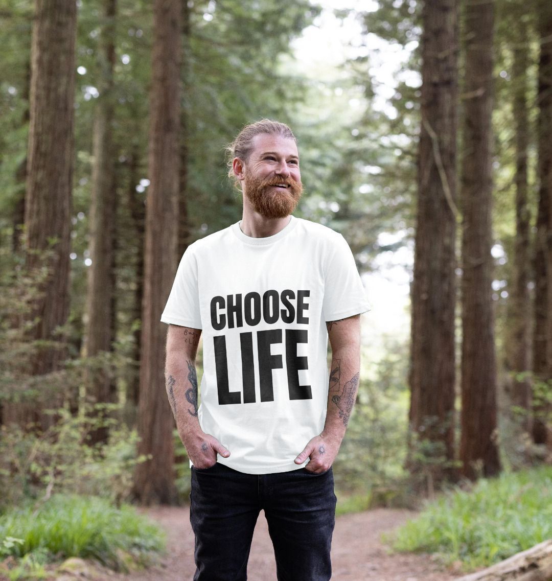Nonsens Ruckus vitamin Mens iconic Choose Life T Shirt