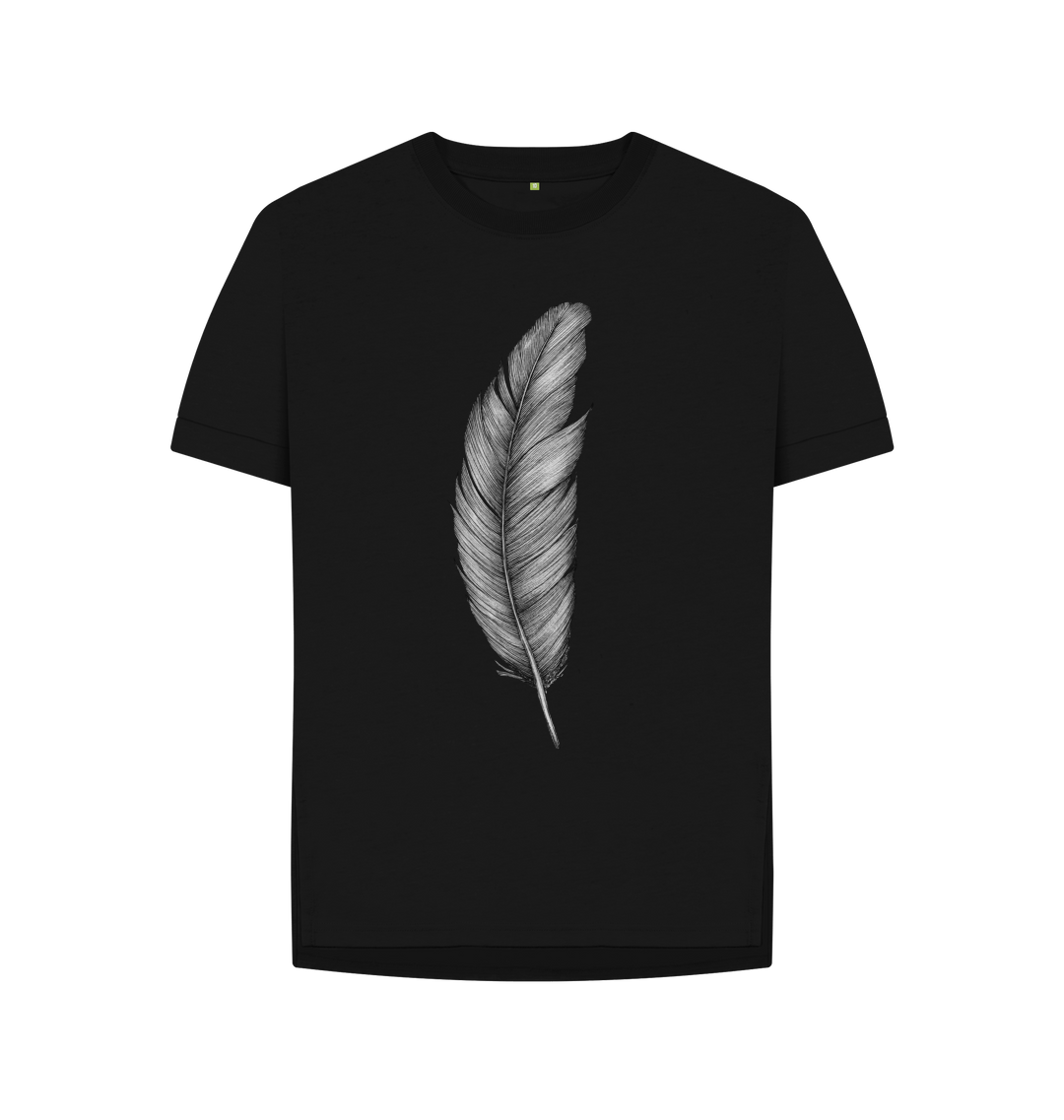 Raven Feather Colour Relaxed Fit T Shirt