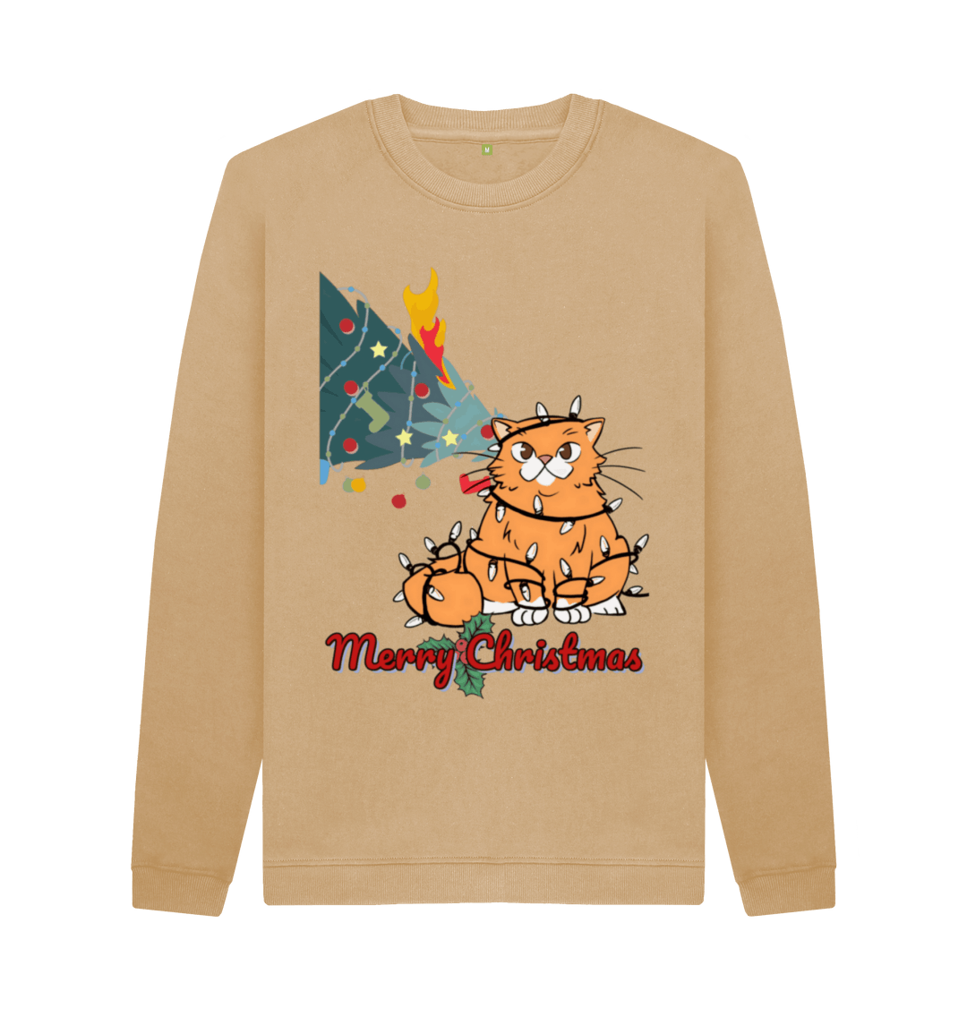 Cat christmas jumper outlet mens