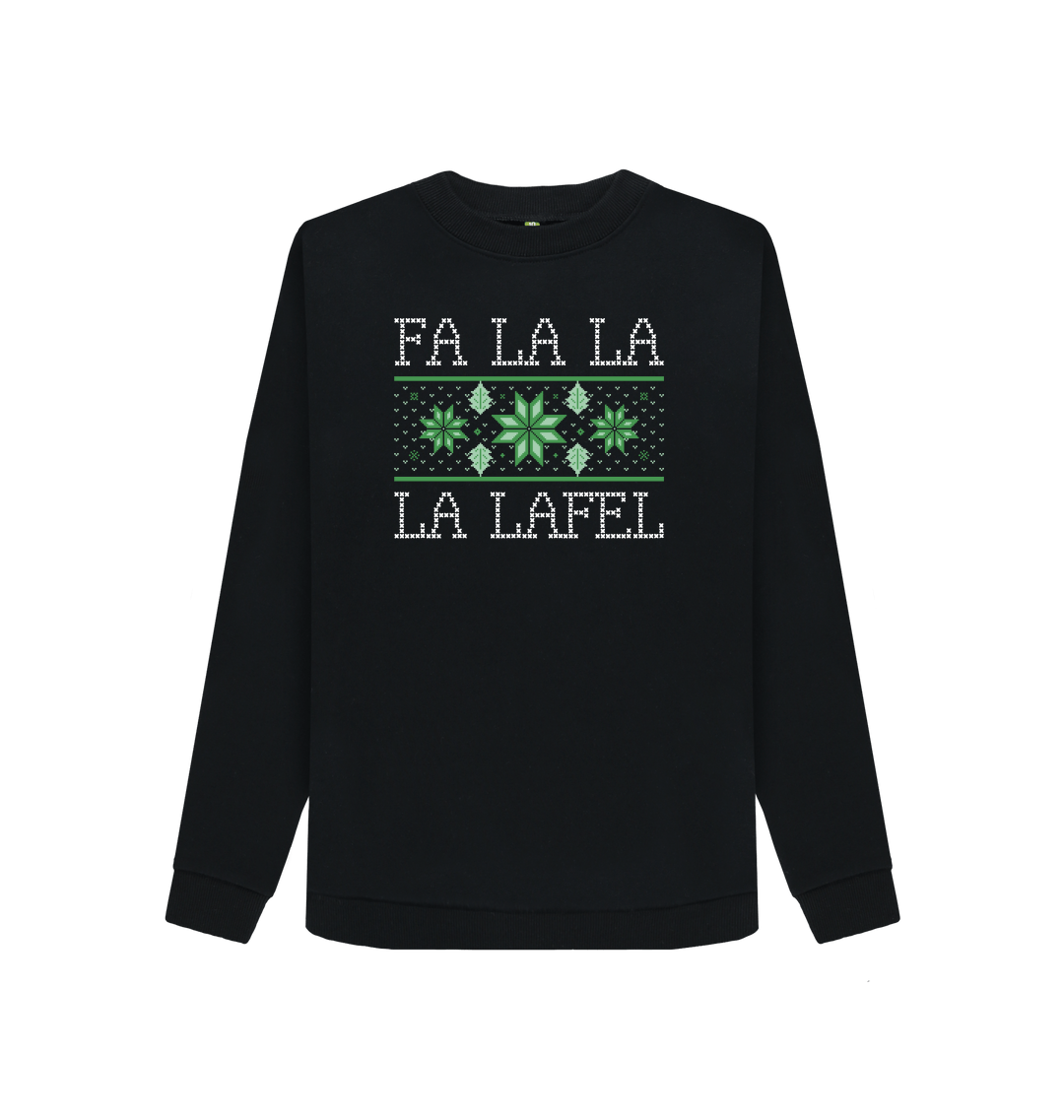 Fa La La La Lafel Women s Vegan Christmas Jumper