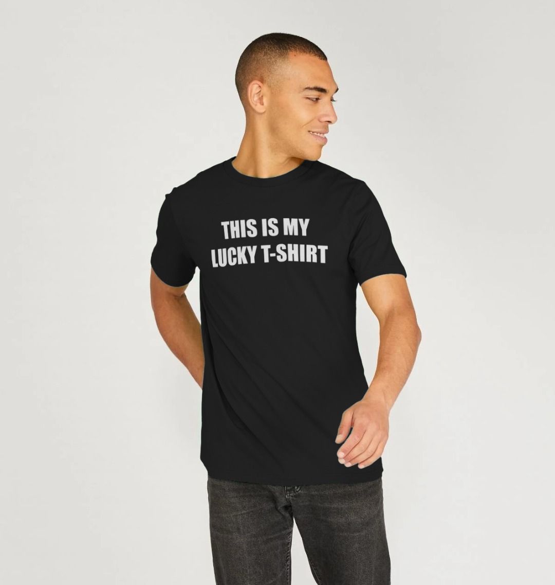 This Is My Lucky T Shirt Slogan Tee