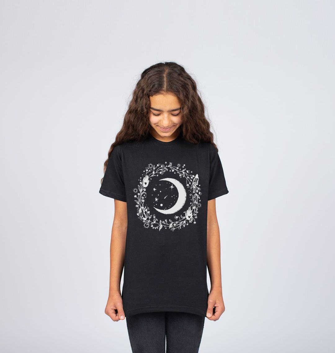 Kids Waning Crescent Moon Tee