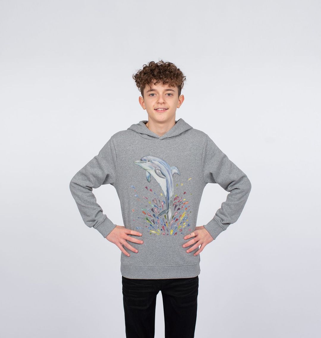 Dinah the Dolphin Kids Hoodie