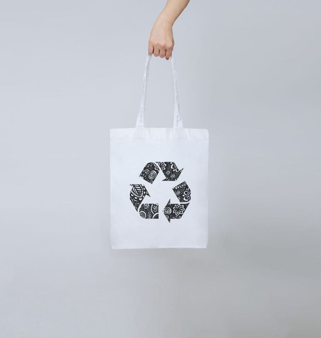 Recycle 100 Organic Cotton Coloured Tote Bag