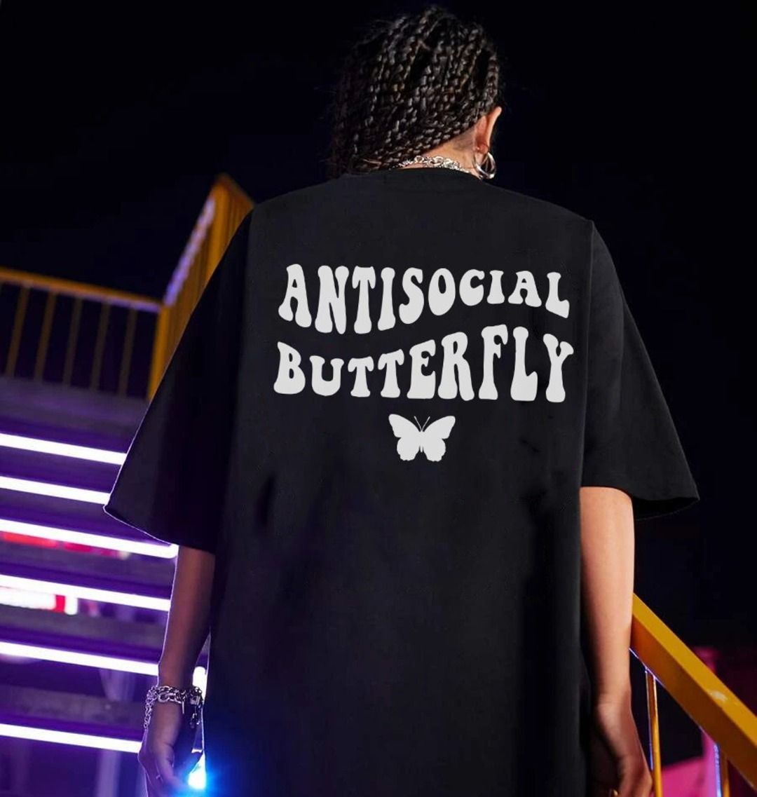 Anti social butterfly sales green hoodie