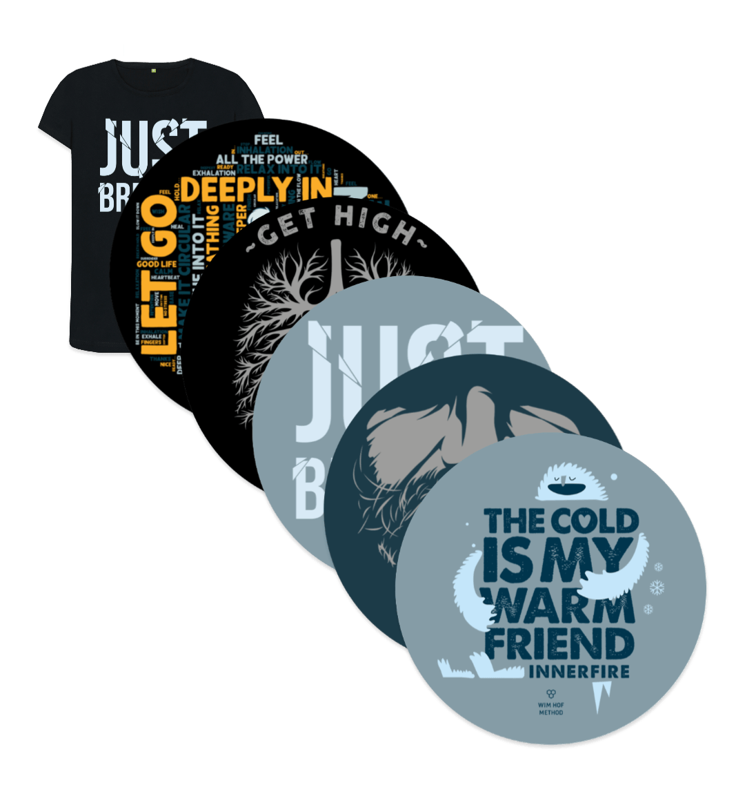 Just Breathe Top Sticker Bundle