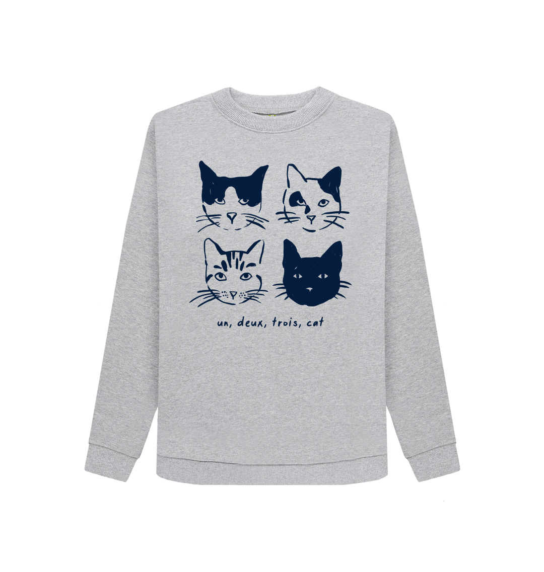 un deux trois cat sweater