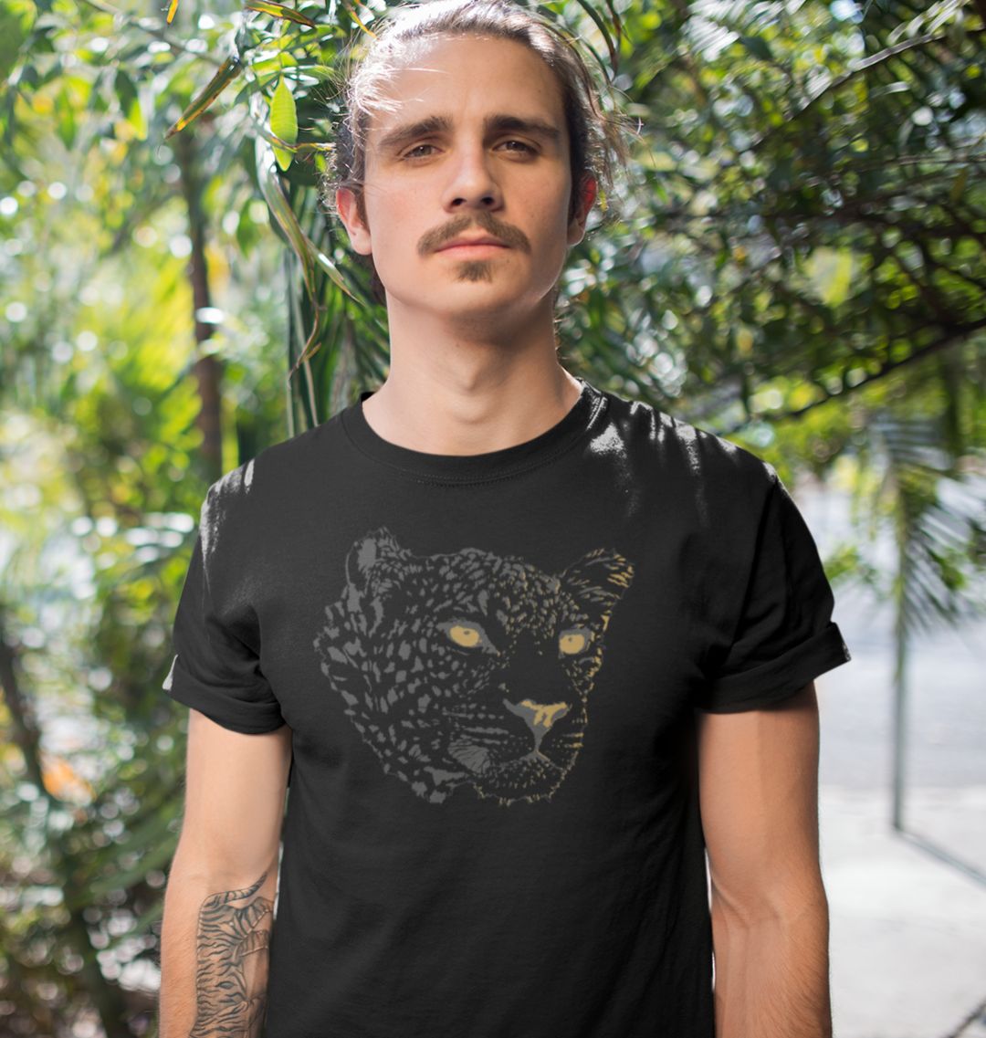 black leopard t shirt
