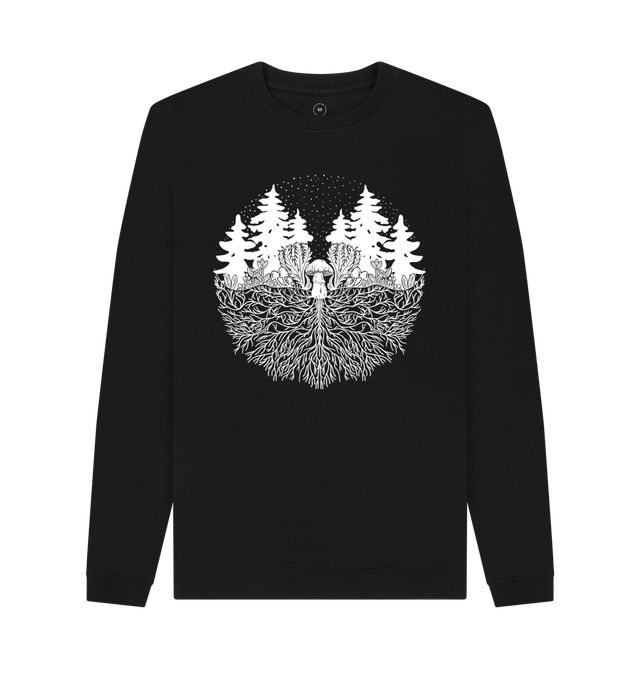 Floral Forest Circle Tree Loving Forest Tree T-Shirt