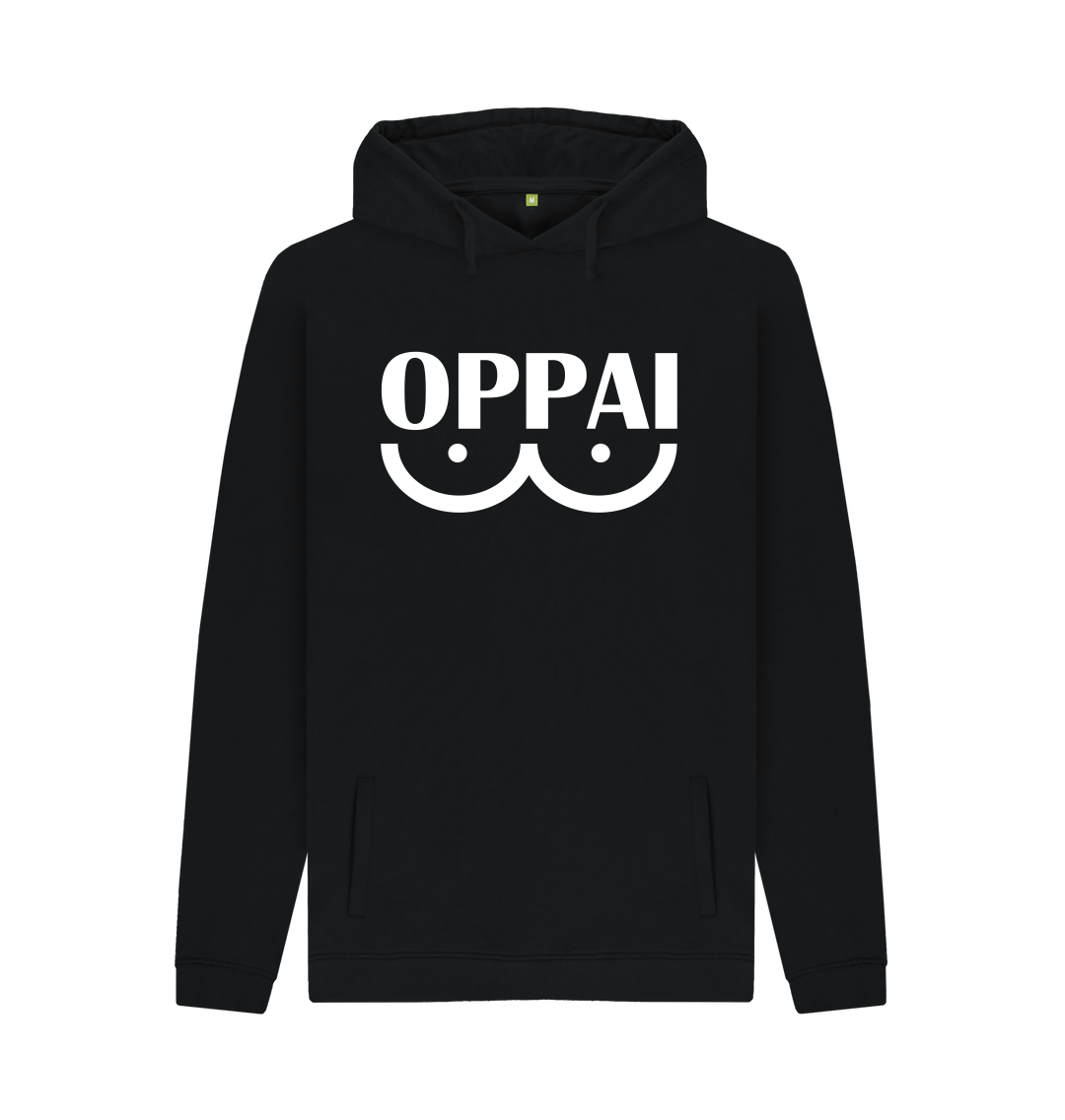 Novelty Anime Parody Hoodie Oppai Logo