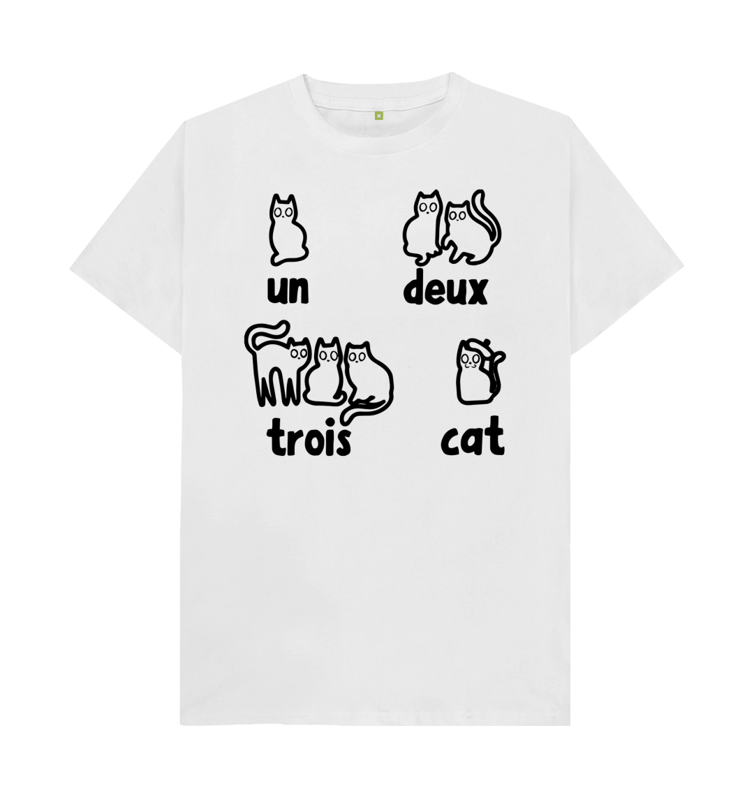 Un Deux Trois Cat Cute Funny French Pun Cat Lovers Gift T-Shirt Un Deux Trois Cat Cute Funny French Pun Cat Lovers Gift T-Shirt