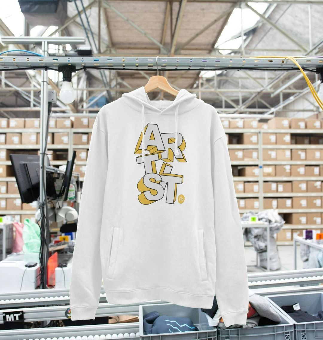 Yellow Artist Hoodie