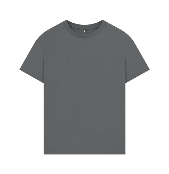 SLATE GREY MIDWEIGHT OVERSIZED T-SHIRT /ZZANEZ