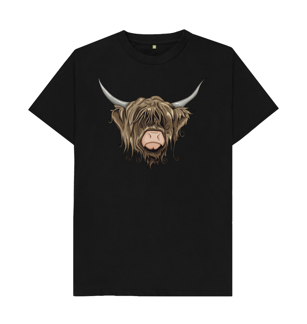 highland cow christmas t shirt