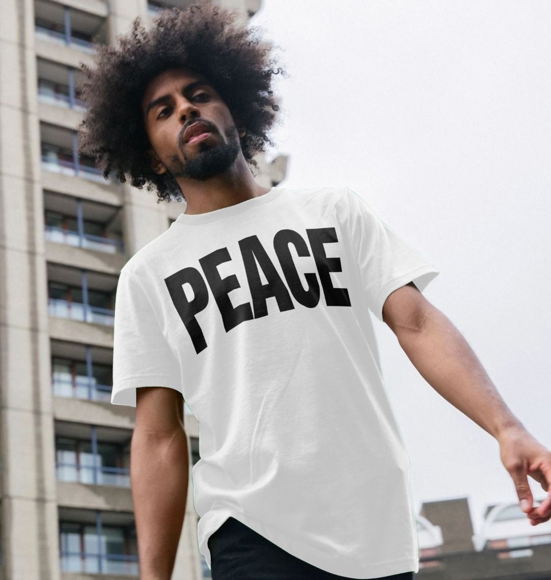 Lånte Alfabetisk orden MP Peace T-shirt