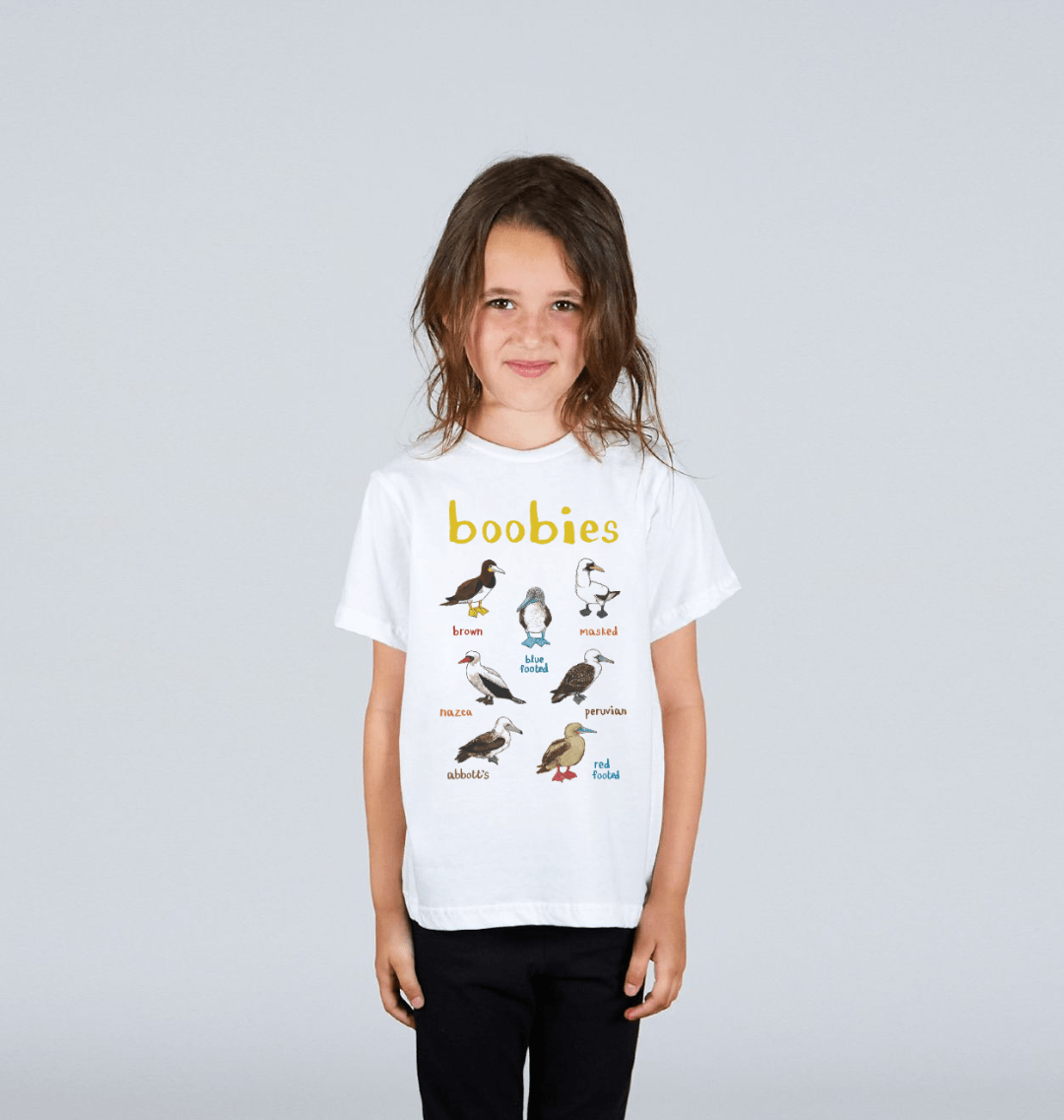 All about the Boobies!' Golden Boobies child's t-shirt