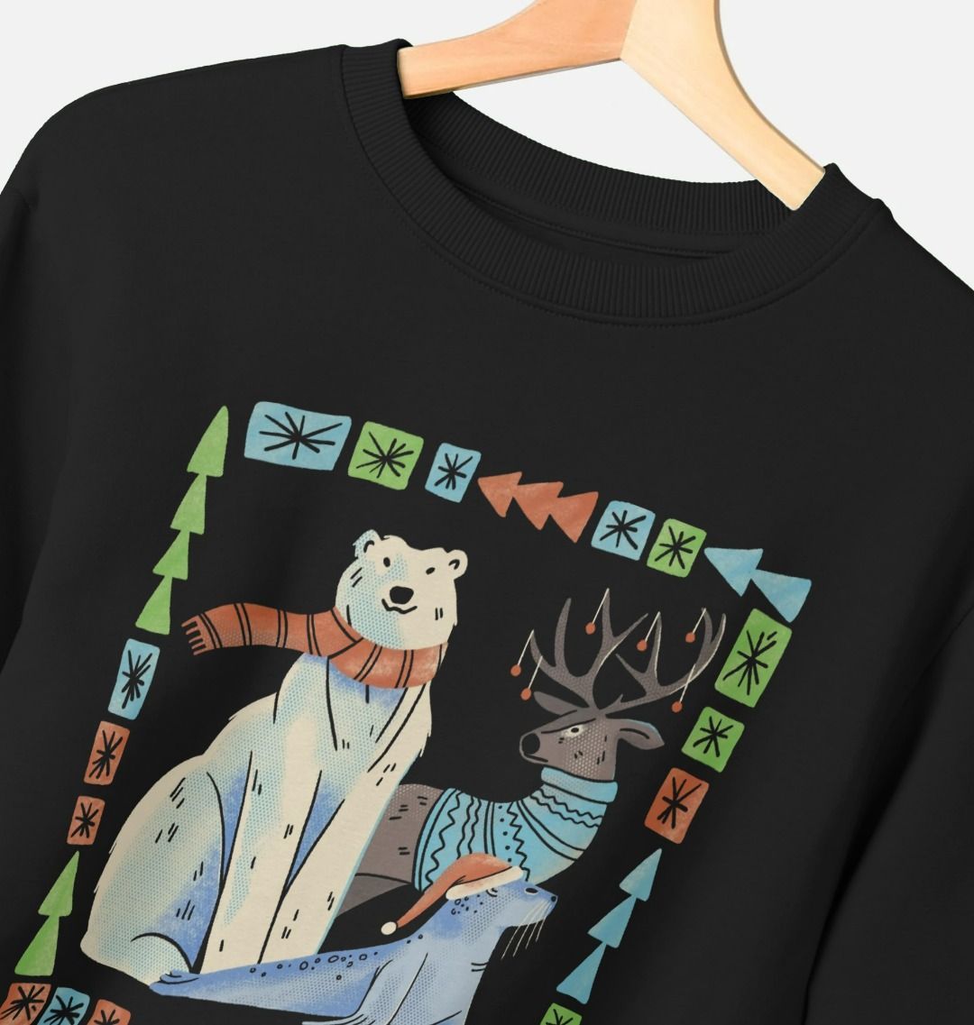 Animal christmas jumper discount