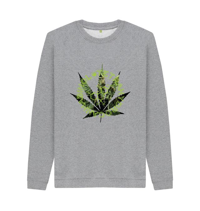 Marijuana Leaf Pothead Stoner 420 V-Neck T-Shirt - Unisex Comfort Cotton Tee
