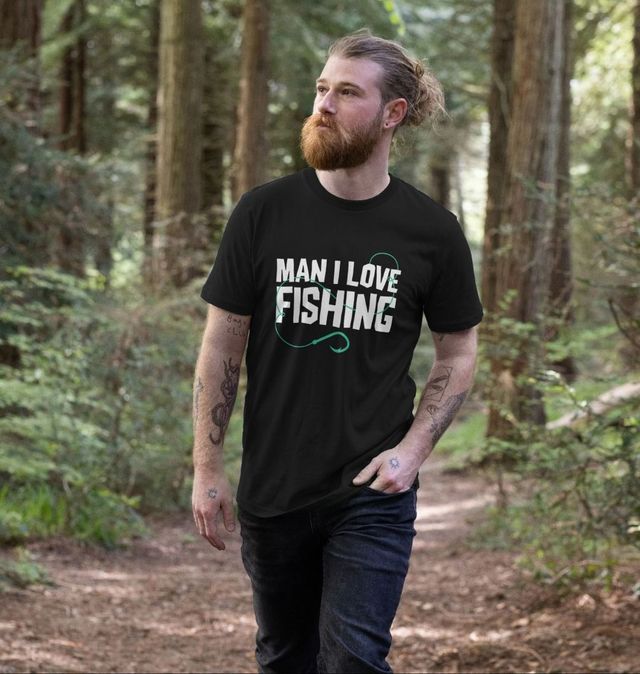 Man, I Love Fishing T Shirt