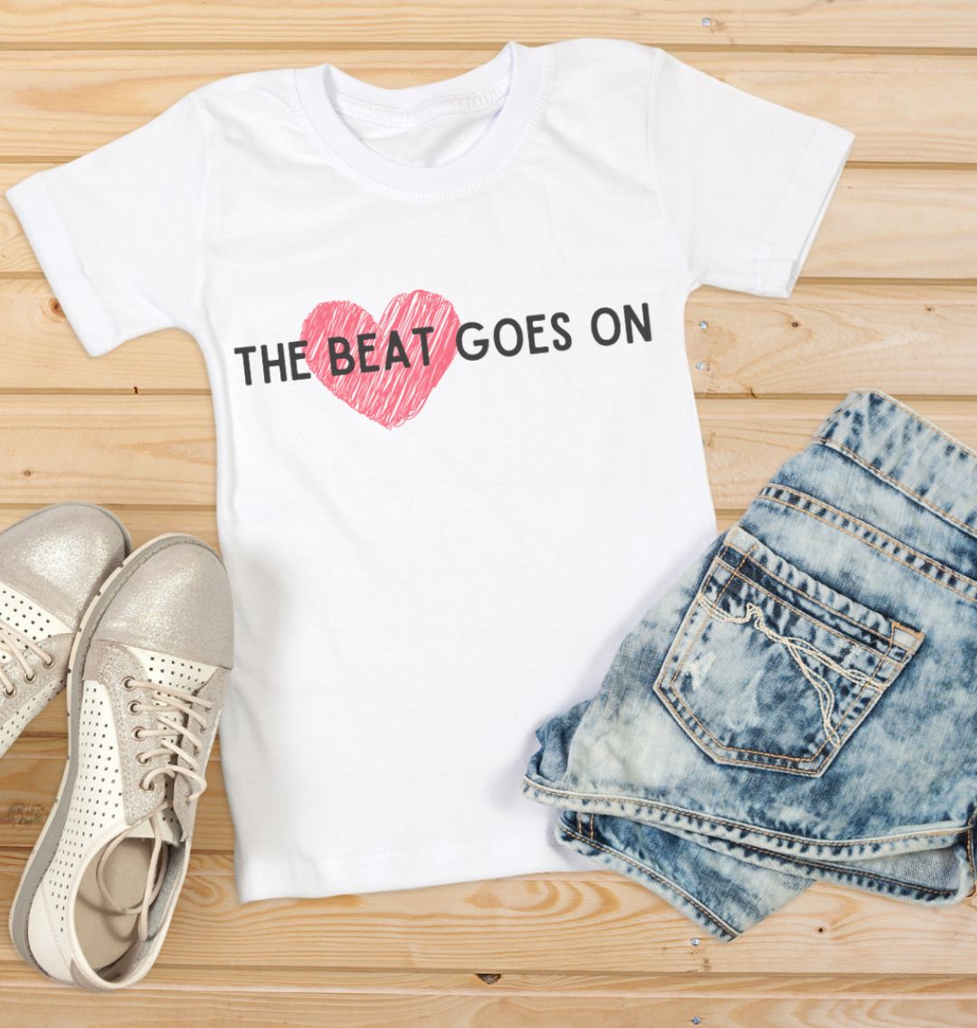 The Beat Goes On Kids T Shirt