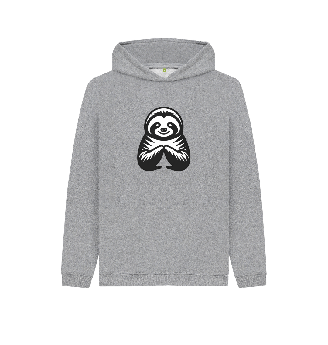 Cute Sloth Organic Hoodie