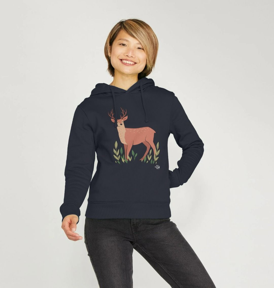 Deer hoodie hotsell