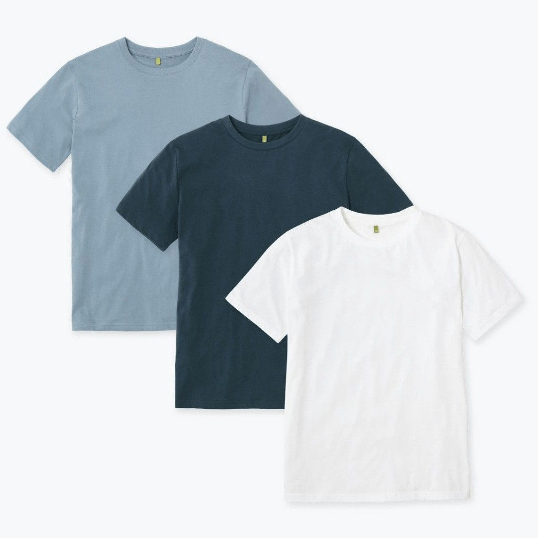 Organic Cotton T shirts 3 Pack