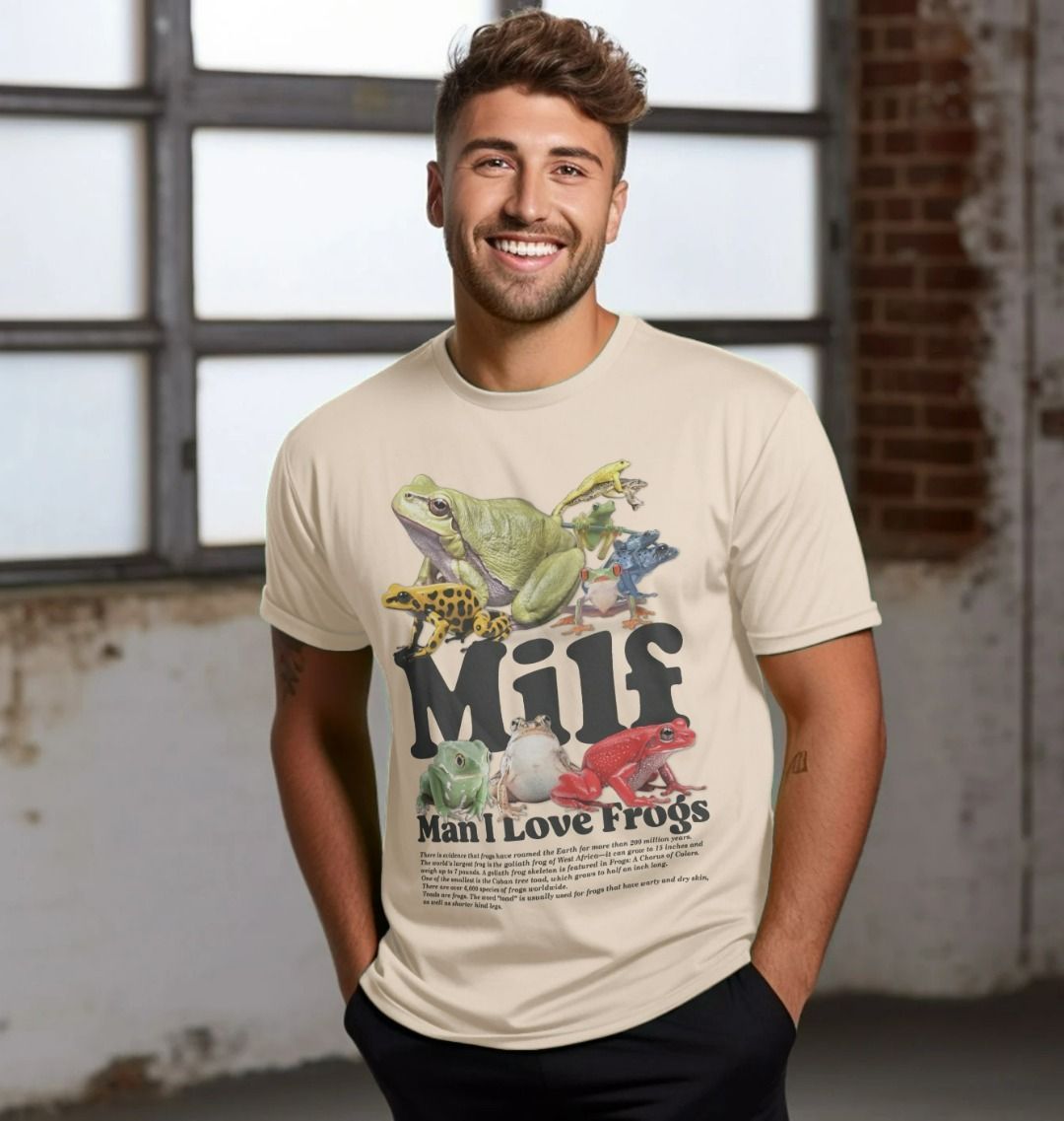 Man I Love Frogs T Shirt MILF Frog Shirt Shirtbox — free download