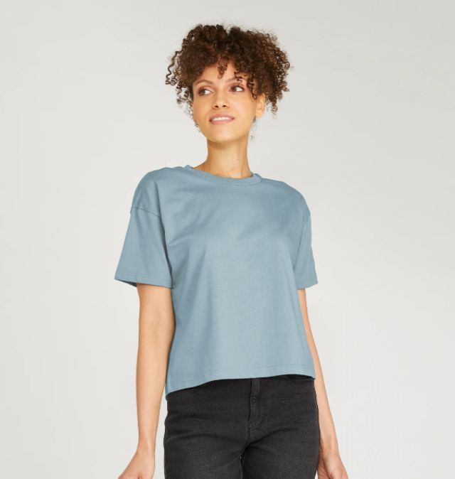 topshop boxy roll tee