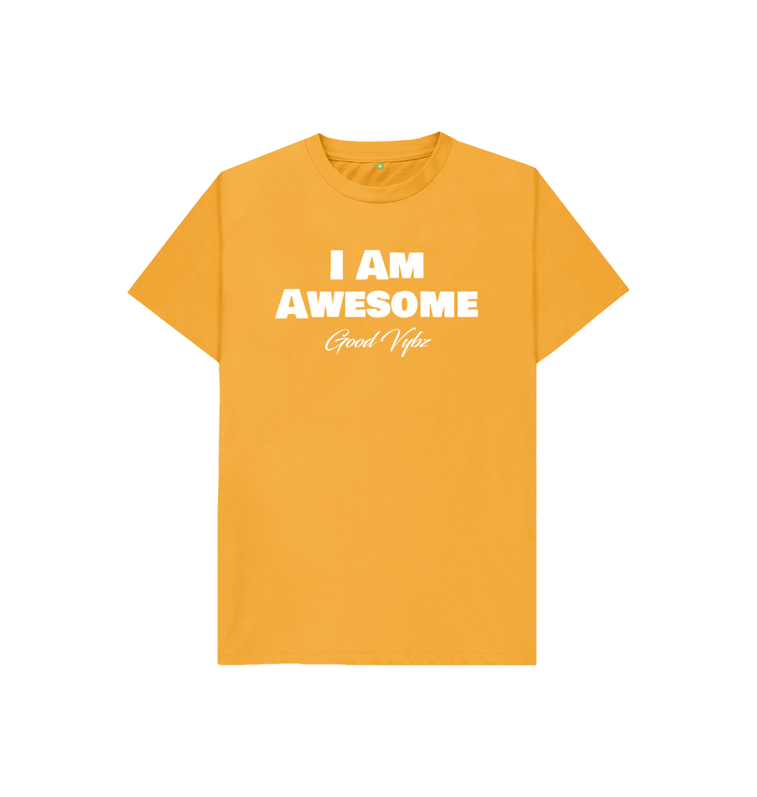 I am awesome t shirt h hotsell