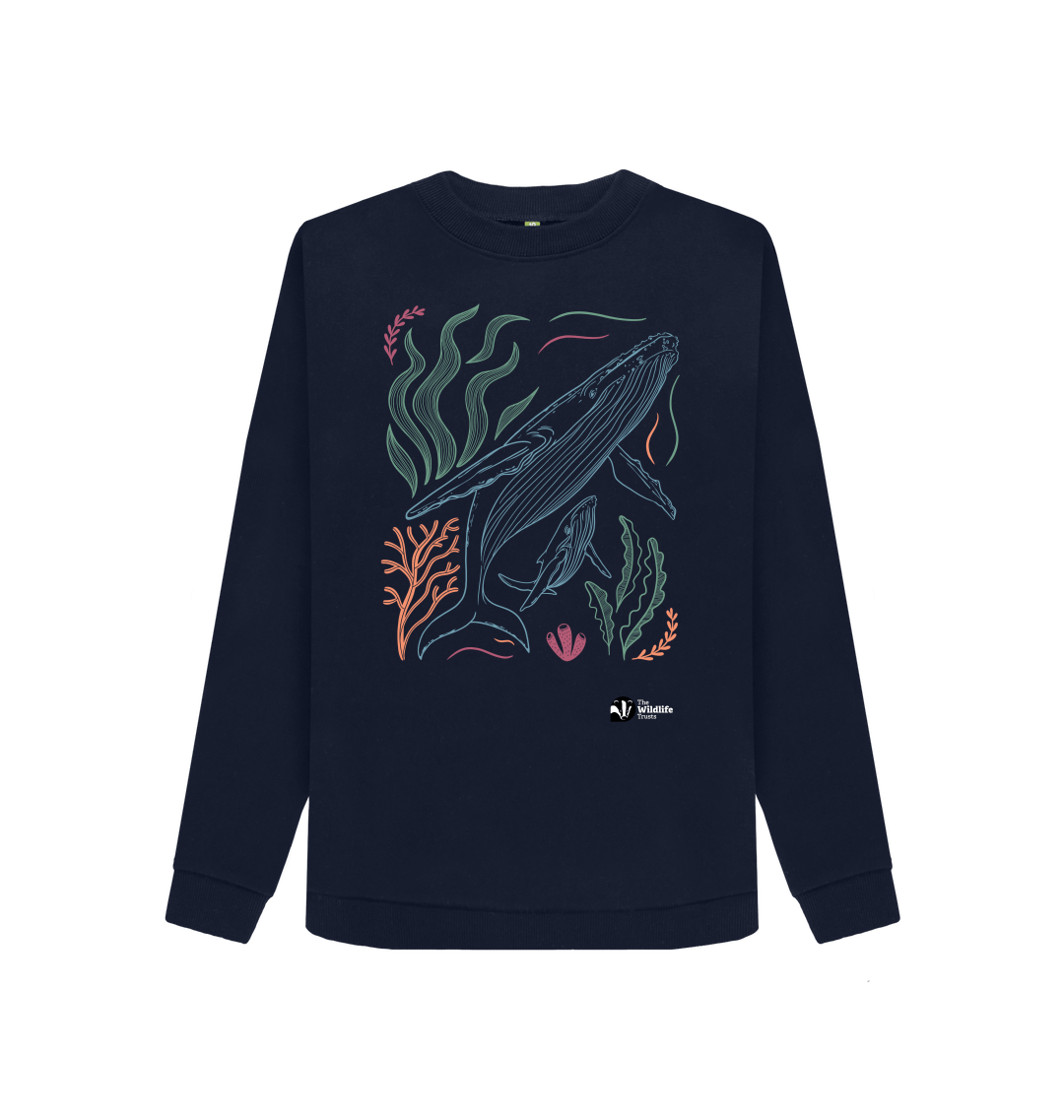 whale t shirt women's