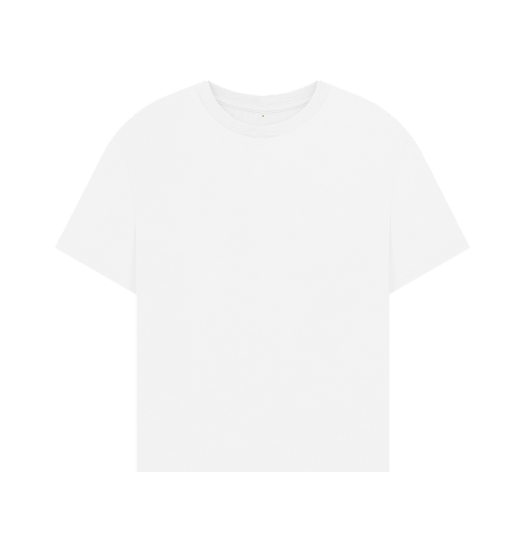 Plain white loose t shirt hotsell