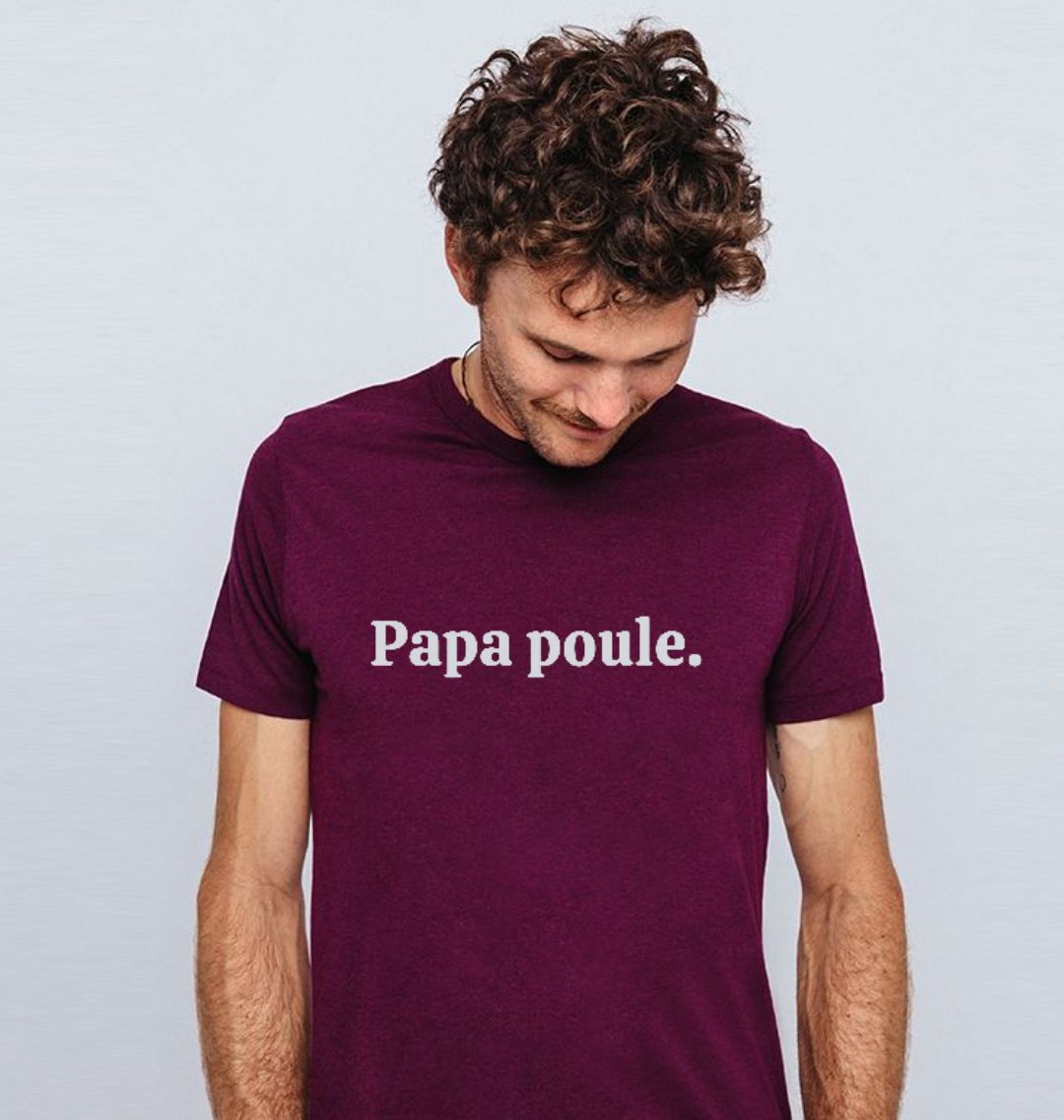 T shirt papa outlet poule