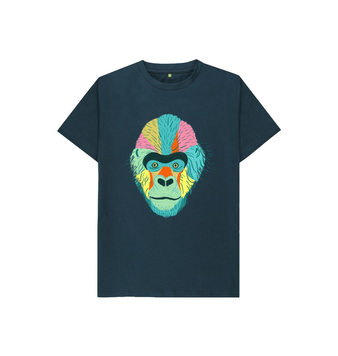 【LABROS】Gorilla Tee (Blue) 韓国 R6765 bd0a24a8e34f8b180493f288122f07