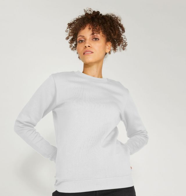 Plain white jumper discount womens