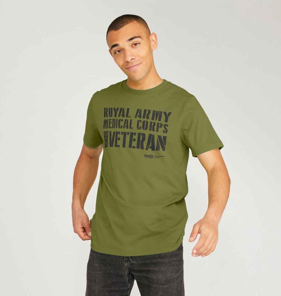 SSAFA Royal Army Medical Corps Veteran T-shirt (Moss Green) | SSAFA Store