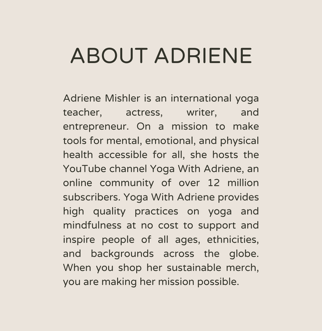Yoga With Adriene Shop Official Merchandise